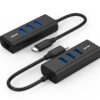VOLANS VL-HJ45-C2 Aluminium USB-C (Gen 2) to 3-Port Hub & Gigabit Ethernet Adapter - Image 2