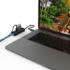 VOLANS VL-HJ45-C2 Aluminium USB-C (Gen 2) to 3-Port Hub & Gigabit Ethernet Adapter - Image 4