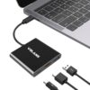 VOLANS VL-UCH3C2 Aluminium 3-in-1 USB-C Hub with 100W PD - Image 3