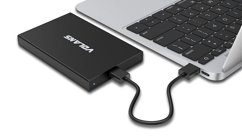VOLANS VL-UE25S Aluminium 2.5'' SATA to USB3.0 HDD Enclosure - Image 5