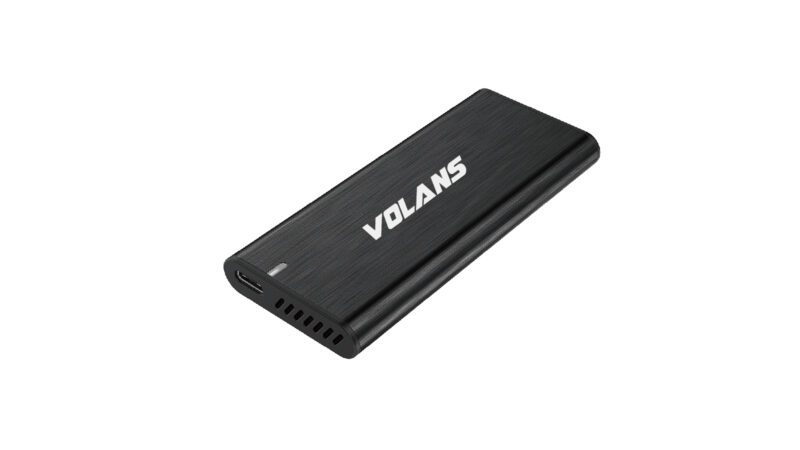VOLANS VL-UCM2-S Aluminium NVMe PCIe M.2 SSD to USB3.1 Gen 2 Type C Enclosure 10Gbps