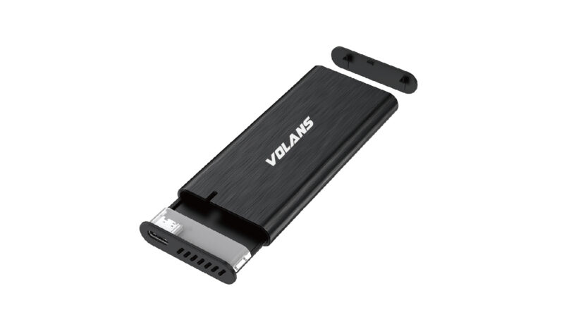 VOLANS VL-UCM2-S Aluminium NVMe PCIe M.2 SSD to USB3.1 Gen 2 Type C Enclosure 10Gbps - Image 6