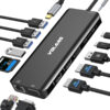 VOLANS VL-UCTDMH-S Aluminum 14-in-1 USB-C Hub with 100W PD - Image 2