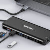 VOLANS VL-UCTDMH-S Aluminum 14-in-1 USB-C Hub with 100W PD - Image 3