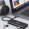 VOLANS VL-UCTDMH-S Aluminum 14-in-1 USB-C Hub with 100W PD - Image 7
