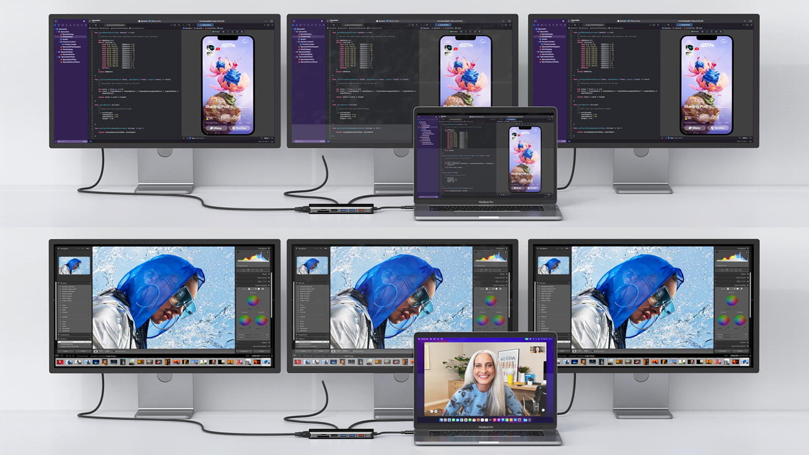 VOLANS VL-UCTDMH-S2 Aluminum 14-in-1 USB-C Hub with 100W PD - Image 14