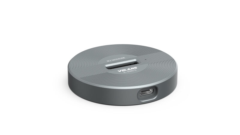 VOLANS VL-DSM2-S Aluminium USB-C (Gen 2) M.2 NVMe/SATA SSD Docking Station - Image 2