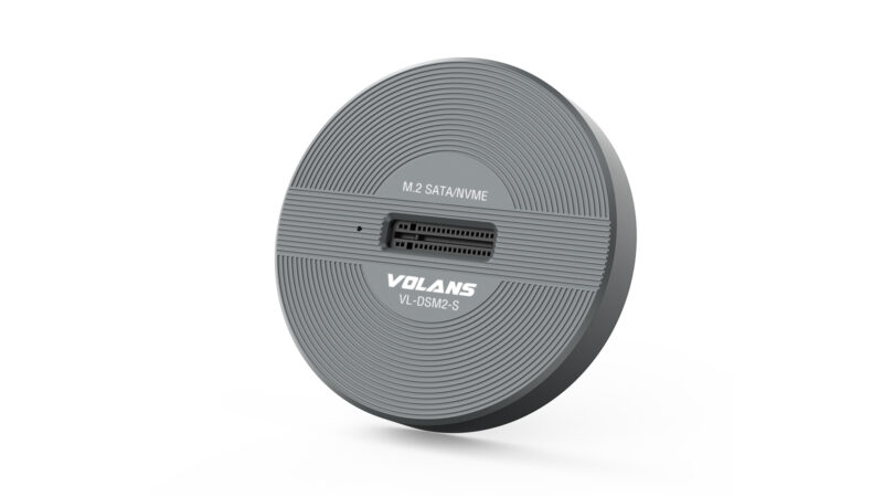 VOLANS VL-DSM2-S Aluminium USB-C (Gen 2) M.2 NVMe/SATA SSD Docking Station