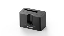 VOLANS VL-DS50S Dual Bay USB-C Aluminium Docking Station for 2.5"/3.5" HDD + M.2 SSD with Clone