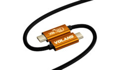 VOLANS VL-UT50 50cm Aluminium USB5 Cable - Thunderbolt 5 Compatible (80Gbps/16K/240W)