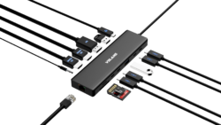 VOLANS VL-UCH3P Aluminum 14-in-1 Triple Display USB-C Hub with 100W PD